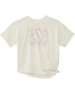 adidas Kids Htr Loose Tie Front Tee(Big Kid) | Shirts & Tops