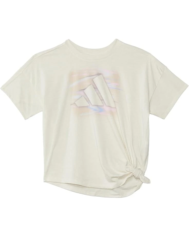 adidas Kids Htr Loose Tie Front Tee(Big Kid) | Shirts & Tops 3 adidas Kids Htr Loose Tie Front Tee(Big Kid) | Shirts & Tops