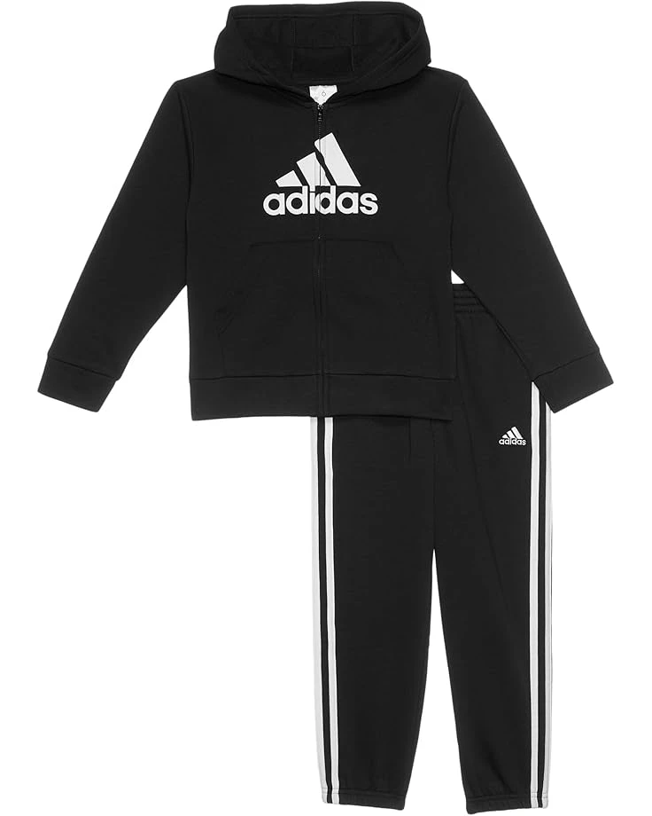adidas Kids Hooded Fleece Jacket Set (Toddler/Little Kid) | Kids' Sets 3 adidas Kids Hooded Fleece Jacket Set (Toddler/Little Kid) | Kids' Sets