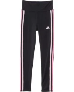 adidas Kids 3 Color Stripe Leggings (Big Kid) | Pants