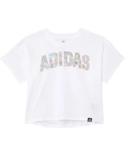 adidas Kids Drop Shoulder Tee (Toddler/Little Kid) | Shirts & Tops