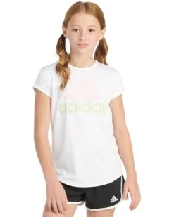 adidas Kids Essential Poly Tee S24(Big Kid) | Shirts & Tops -Adidas Kids Shop 61PQghKceCL. AC SR736920