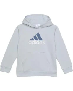 adidas Kids Essential Hooded Graphic Pullover (Toddler/Little Kid) | Hoodies & Sweatshirts