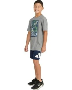 adidas Kids SS Soccer Htr Tee(Toddler/Little Kid) | Shirts & Tops -Adidas Kids Shop 61djWYkU4L. AC SR736920