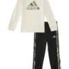 adidas Kids Long Sleeve Cotton Tee Tricot Jogger Set (Toddler/Little Kid) | Kids' Sets -Adidas Kids Shop 61ffuMkPz4L. AC SR736920