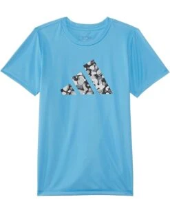 adidas Kids Pebble Camo Logo SS Tee(Toddler/Little Kid) | Shirts & Tops