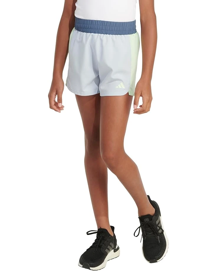 adidas Kids Clrblock S24 WVN Pacer Short(Big Kid) | Shorts 3 adidas Kids Clrblock S24 WVN Pacer Short(Big Kid) | Shorts