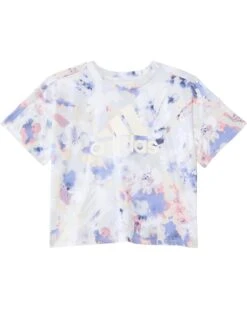 adidas Kids Short Sleeve Printed Loose Box Tee(Big Kid) | Shirts & Tops