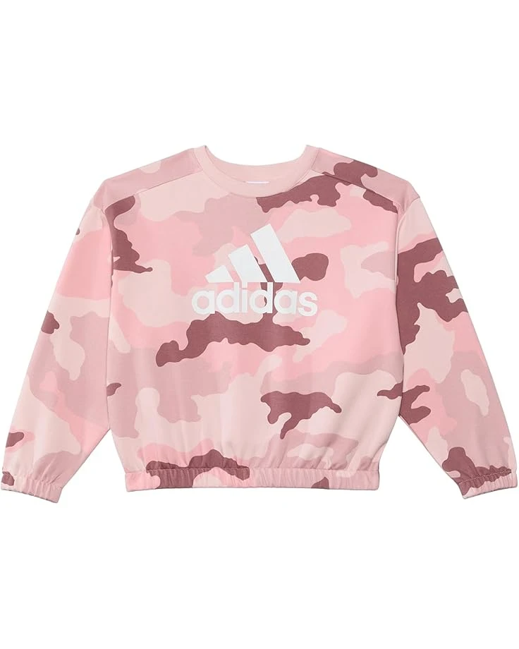 adidas Kids Long Sleeve Printed Crew Neck Pullover Preloved(Big Kid) | Hoodies & Sweatshirts 3 adidas Kids Long Sleeve Printed Crew Neck Pullover Preloved(Big Kid) | Hoodies & Sweatshirts