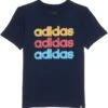 adidas Kids SS Linear Stack Tee(Toddler/Little Kid/Big Kid) | Shirts & Tops -Adidas Kids Shop 61vGsPhv4XL. AC SR736920