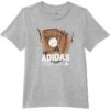adidas Kids SS Baseball Glove Heather Tee(Big Kid) | Shirts & Tops -Adidas Kids Shop 71EaZ tLe7L. AC SR736920