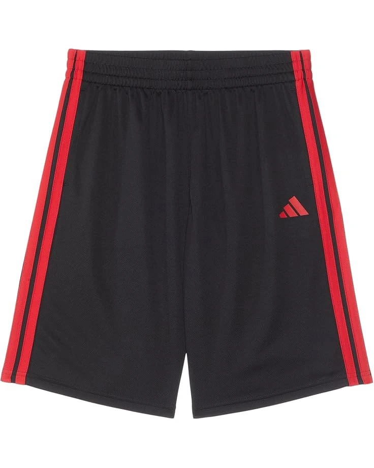adidas Kids Essentials 3-Stripe Shorts (Toddler/Little Kids) 4 adidas Kids Essentials 3-Stripe Shorts (Toddler/Little Kids) - Image 2