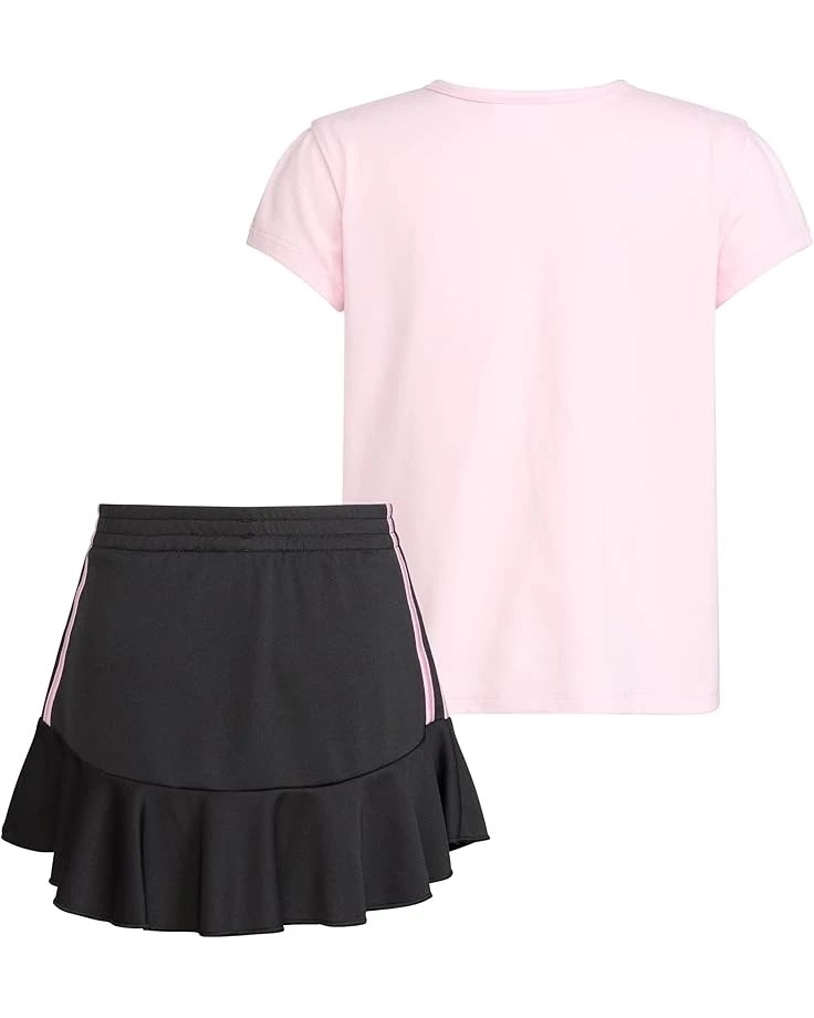 adidas Kids Pleated SS Tee Ruffle Skort Set(Infant) | Kids' Sets 4 adidas Kids Pleated SS Tee Ruffle Skort Set(Infant) | Kids' Sets - Image 2