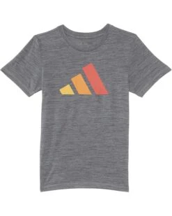 adidas Kids SS Poly Logo Tee(Toddler/Little Kid) | Shirts & Tops