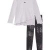 adidas Kids Cross Over Melange Top Foil AOP Legging Set (Toddler/Little Kid) | Kids' Sets -Adidas Kids Shop 71ShYXLNlQL. AC SR736920