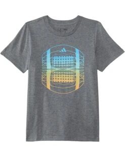 adidas Kids SS Football Heather Tee(Big Kid) | Shirts & Tops