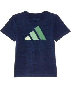 adidas Kids SS Poly Logo Tee(Toddler/Little Kid) | Shirts & Tops