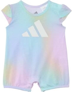 adidas Kids Aop Shortie Romper (Infant) | Baby One Pieces