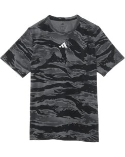 adidas Kids AOP Tiger Camo Tee (Big Kids) | Shirts & Tops