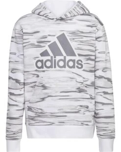 adidas Kids All Over Print Liquid Camo Hooded Pullover (Toddler/Little Kids) | Hoodies & Sweatshirts
