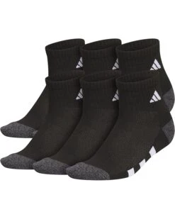 adidas Kids Athletic Cushioned 6-Pack Quarter (Little Kid/Big Kid/Adult) | Socks