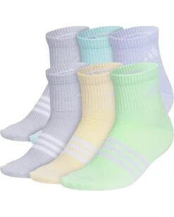 adidas Kids Superlite 3.0 6-Pack Quarter (Little Kid/Big Kid/Adult) | Socks